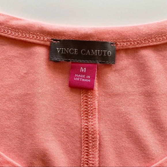 🌸New🌸 Vince Camuto Cold Shoulder Tie Front Top Sz Medium NWT - Picture 4 of 10
